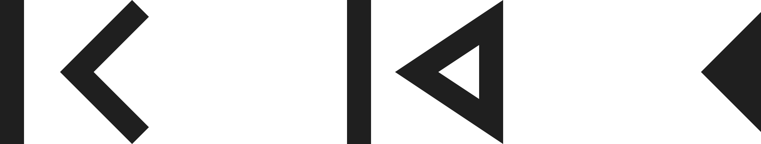 Back arrows represented as icons.